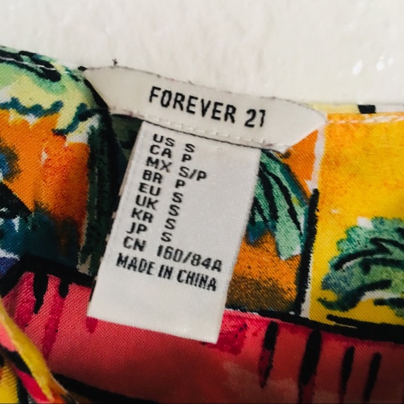 *SOLD*Forever 21 Dress Beach House Print Size S - Picture 3 of 4